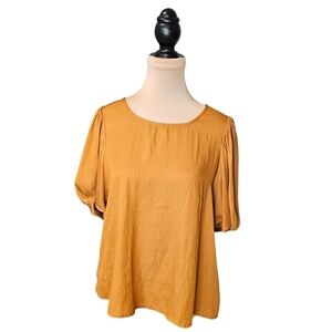 Dolan Orange Brown Soft Tee Shirt Sz S
